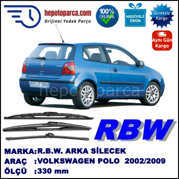 VOLKSWAGEN POLO 4-5 MUZ ARKA SİLECEK RBW ARACA ÖZEL (2002-2009)