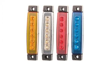 6 LEDLİ PARMAK LAMBA SARI 24V