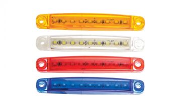 9 LEDLİ PARMAK LAMBA KIRMIZI  12 VOLT