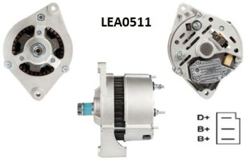 LEA0511  ALTERNATOR A127/14V/65A VW CADDY I,D ERBY,GOLF IJETTA I 1.1-,PASSAT 1.3,POLO,TRANSPORTER T3 1.6D
