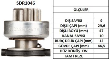 SDR1046  MARS DISLISI-9DIS  FIAT BRAVO 1.8,2. 00,MAREATOYOTA CARINA SIK FRZ. - NISSAN DATSUN 2111 9947838 998 139954 1006209607 1006209675 10109980 53635