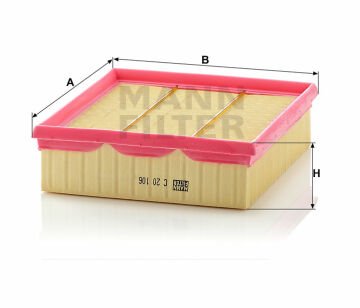 C 20 106  HAVA FİLTRESİ OPEL VAUXHALL OPEL CORSA D VAUXHALL CORSA Mk III (D) (L_8)  93188725 55557184