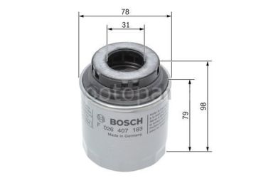 SEAT Altea 1.4 TSI 11.2007 - 07.2015 BOSCH YAĞ FİLTRESİ filitre