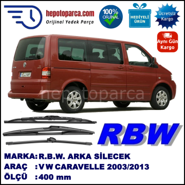 VOLKSWAGEN CARAVELLE T5 MUZ ARKA SİLECEK RBW ARACA ÖZEL (2003-2015)