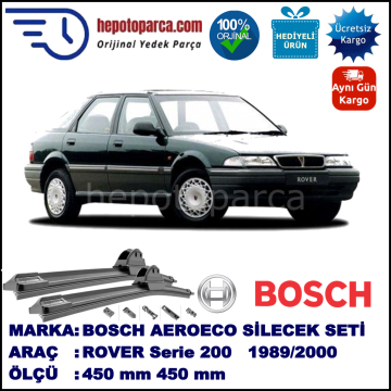 ROVER Serie 200  10.1989-03.2000, 450 / 450 mm. BOSCH AEROECO Aparatlı Muz Silecek