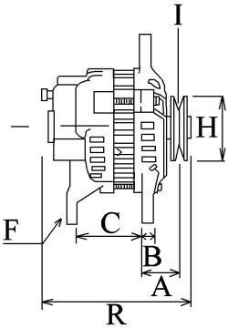 F032114186 Alternatör Toyota Camry Solara 2.4 2AZ- FE 01-07-2003 -,Toyota RAV 4 i 16V 2.0 1AZ-FE XA2 01-05-2000 -,Toyota Camry 16V 2.4 2AZ-FE V3 01-11-2001 -,Toyota Camry 2.4 _V2_ 01-04-2000 - ALT2922