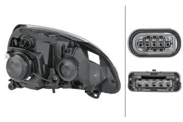Ana Far,antrasit,12V,Halojen,Sol,Renault Clio 77 01 054 060