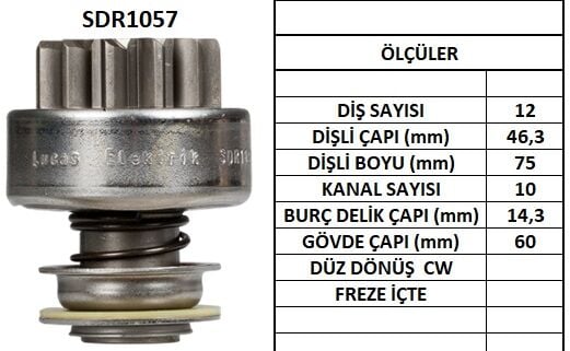 SDR1057  MARS DISLISI-12DIS ALMAN FORD 900-FO RD TRANSIT DIZEL