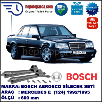 MERCEDES-BENZ Serie E [124] 02.1992-07.1995, 600 / - mm. BOSCH AEROECO Aparatlı Muz Silecek