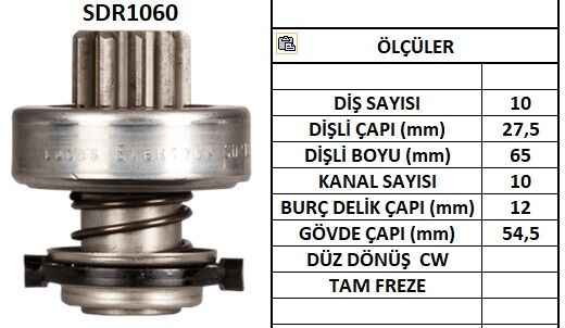 SDR1060  MARS DISLISI-10DIS  MERCEDES D190,20 0,300,190D,UNIMAG SANZ. 1608 572 131995 1006209523 9003336291 10105720 53655 450061