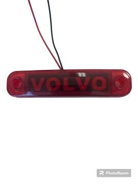 VOLVO YAZILI PARMAK LAMBA KIRMIZI