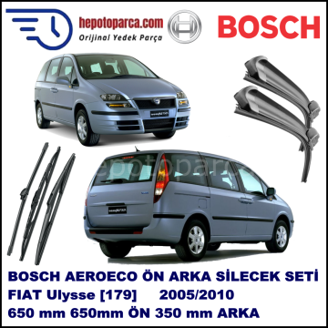 FIAT Ulysse [179,,] 11,2005-12,2010 Bosch Aeroeco Ön ve Arka Silecek Takımı