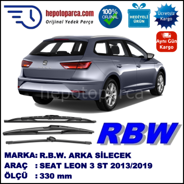 SEAT LEON 3 ST MUZ ARKA SİLECEK RBW ARACA ÖZEL (2013→)