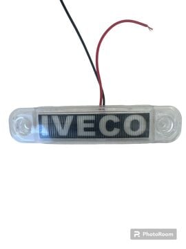 IVECO YAZILI PARMAK LAMBA BEYAZ