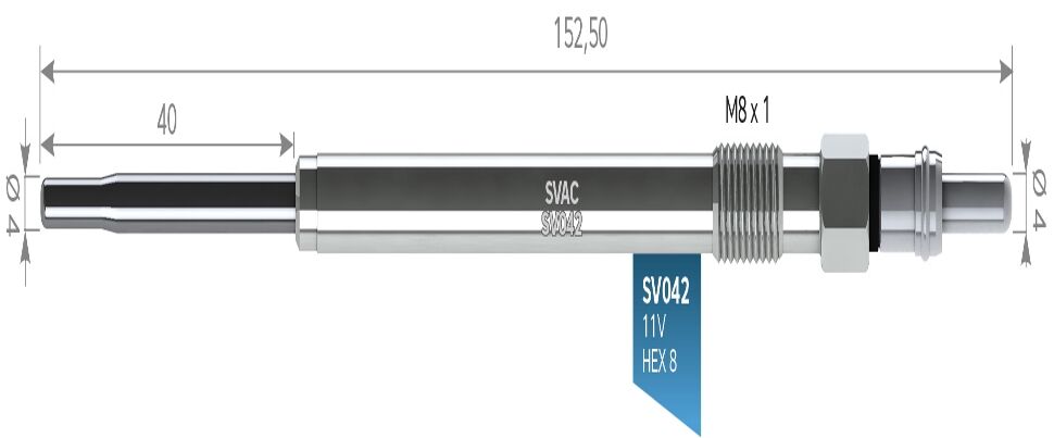 SV042 KIZDIRMA BUJİSİ JUMPER 3.0HDI  DUCATO PEUGEOT FİAT CITROEN
