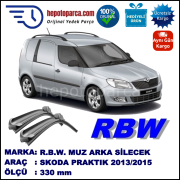 SKODA PRAKTIK MUZ ARKA SİLECEK RBW ARACA ÖZEL (2013-2015)