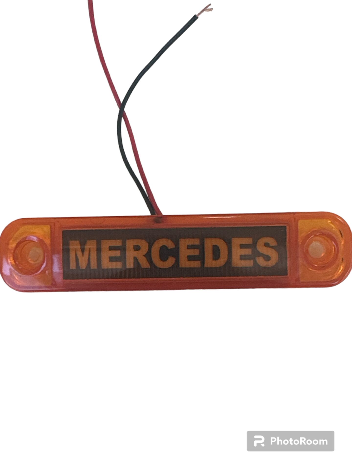 MERCEDES YAZILI PARMAK LAMBA SARI