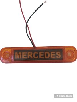 MERCEDES YAZILI PARMAK LAMBA SARI