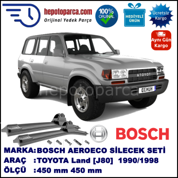 TOYOTA Land Cruiser [J8] 01.1990-01.1998, 450 / 450 mm. BOSCH AEROECO Aparatlı Muz Silecek
