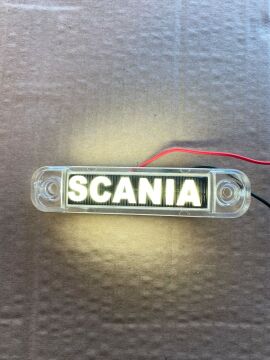 SCANİA YAZILI PARMAK LAMBA BEYAZ
