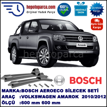 VW Amarok  [2H] 09.2010-04.2012, 600 / - mm. BOSCH AEROECO Aparatlı Muz Silecek