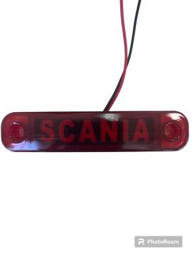SCANİA YAZILI PARMAK LAMBA KIRMIZI