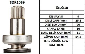 SDR1069  MARS DISLISI-9DIS  FORD GALAXY-SEAT  CORDOBA,IBIZAVW GOLF,PASSAT,POLO,VENTO