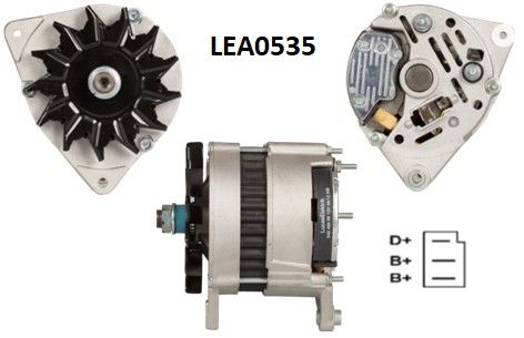 LEA0535  ALTERNATOR A127/14V/72A JCB 3CX-4 LO ADER,4C FORKLIFT,4CX LOADER 4WD TURBO