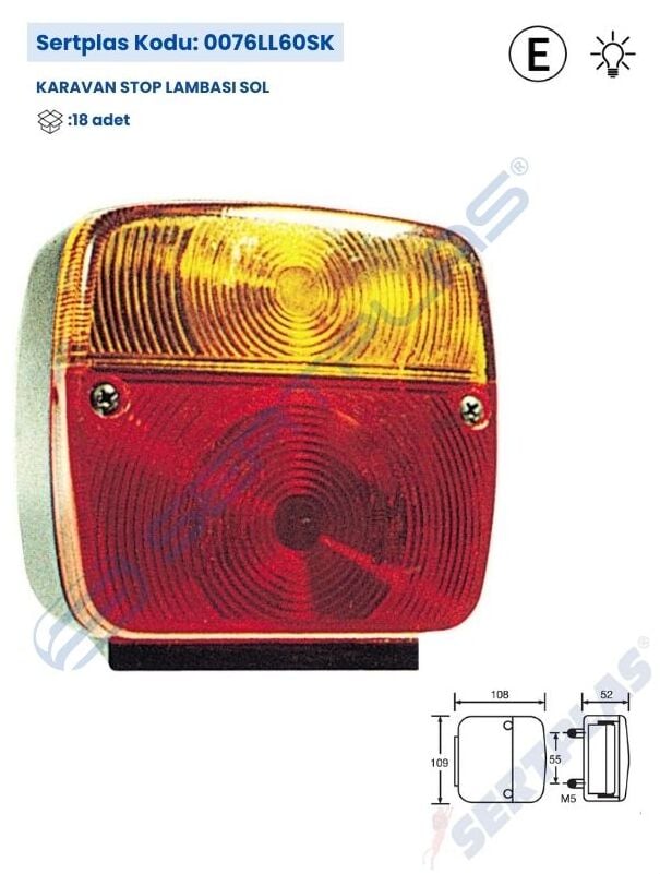 0076LL60SK KARAVAN STOP LAMBASI SOL