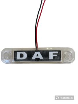 DAF YAZILI PARMAK LAMBA BEYAZ