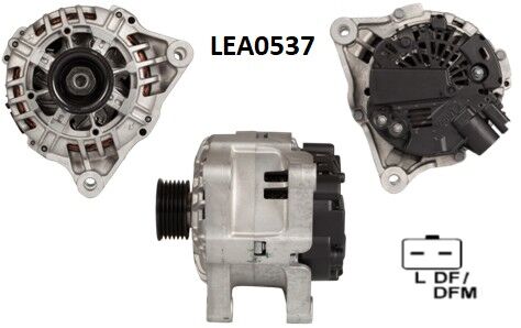 LEA0537  ALTERNATOR 14V/90A CITROEN NEMO 1.4  - PEUGEOT 2061.1,BIPPER 1.4,PARTNER 1.6 LRB00494 2607210 440277 TG9B064