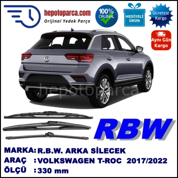 VOLKSWAGEN T-ROC MUZ ARKA SİLECEK RBW ARACA ÖZEL (2017→)