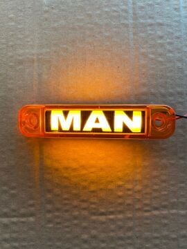 MAN YAZILI PARMAK LAMBA KIRMIZI