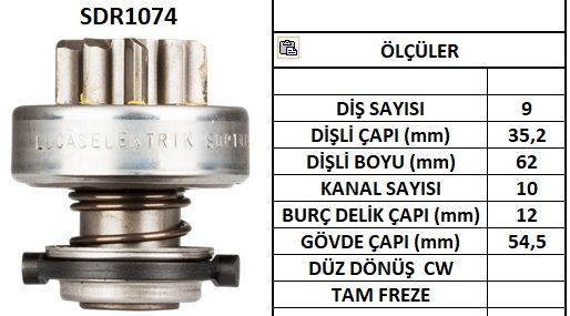 SDR1074  MARS DISLISI-9DIS  NISSAN TERRANO 2. 7D-DATSUN-VANETTA