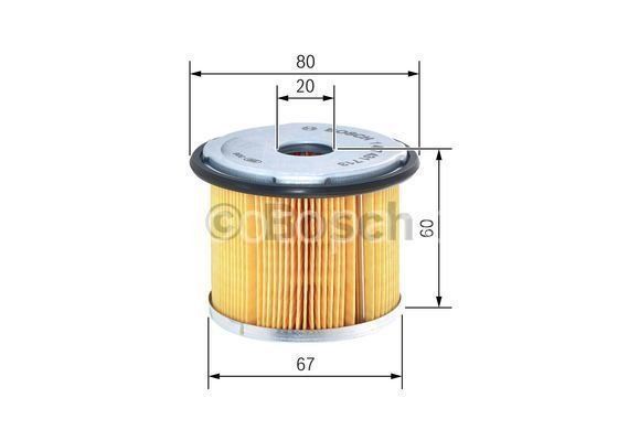 CITROEN Berlingo 1.9 Diesel 07.1996 - 11.2002 BOSCH MAZOT FİLTRESİ