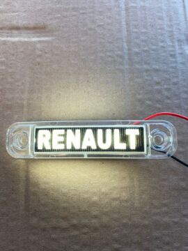 RENAULT YAZILI PARMAK LAMBA BEYAZ