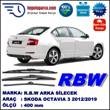 SKODA OCTAVIA 3 HBMUZ ARKA SİLECEK RBW ARACA ÖZEL  (2012→)