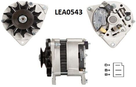 LEA0543  ALTERNATOR A127/14V/55A LANDINI MINI  1004-40T 11201764 AAK1388 IA0764