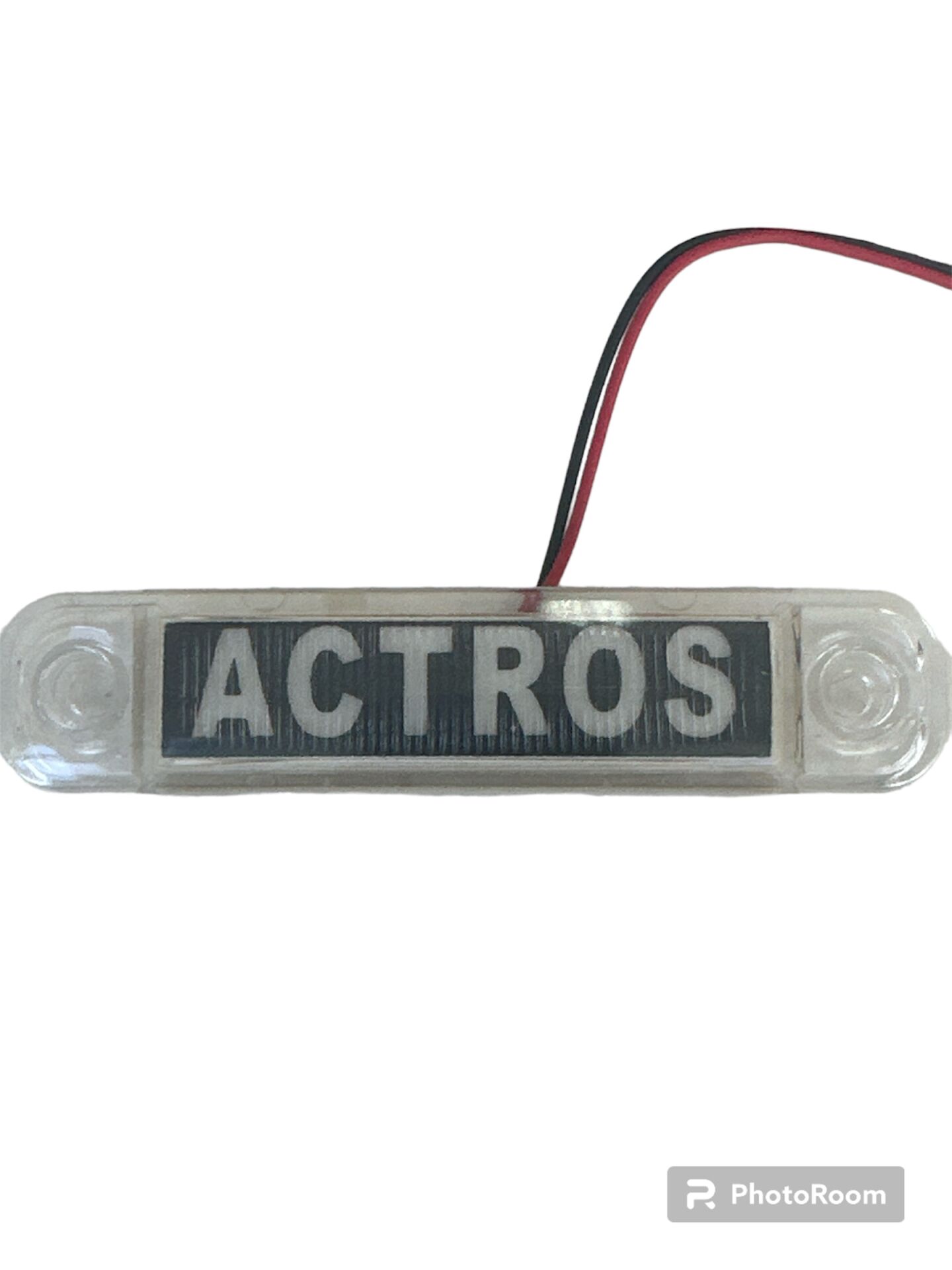 ACTROS YAZILI PARMAK LAMBA BEYAZ