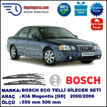 KIA Magentis [GD] 09.00-12.05 550 / 500 mm. BOSCH ECO Telli Silecek 2'li Takım