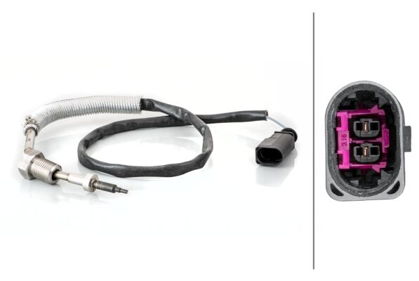 Egzoz Sıcaklığı Sensörü,2-Kutuplu,Audi/VW 04L 906 088 / 04L 906 088 AE