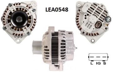 LEA0548  ALTERNATOR 28V/90A IVECO EUROTECH MH 190,260,400,440-EURO TRAKKER MP 190,260,340-STRALIS AD 190,... 500331736 99477271 LRA02518 123520500 123525500 986045170 63535255 860710 A4TA0591 DRB5170 MAN2025 ALT3523B CAL10604 CAL35601