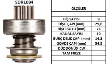 SDR1084  MARS DISLISI-9DIS  OPEL ASCONA B D-R EKORD D/E 3018 320 130930 2006209478 10103200