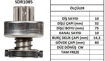 SDR1085  MARS DISLISI-10DIS  FORD F350 C/MOTO R - CUMMINS