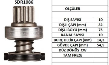 SDR1086  MARS DISLISI-10DIS  FORD F250 C/MOTO R-CUMMINS F4000