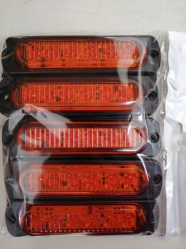 1272 Y.M 6 LEDLİ ÇAKAR LAMBA (12V-24V) SARI-BEYAZ