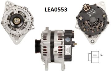 LEA0553  ALTERNATOR 14V/90A HYUNDAI ACCENT,EL ENTRA,GETZ,MATRIX,TRAJET,TUSCON -KIA CARANCE II/III,CERATO,.. 3730022650 3730023600 3730023720 LRA02320 113657 439651 440103 63532602 8EL738208001 JA1789IR MAN2602 440104 11011 ALT893 ALT893 A002655023 AB19014
