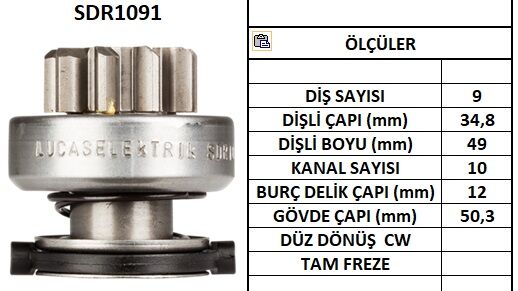 SDR1091  MARS DISLISI-9DIS  LOMBARDINI-TOYOTA  AVENSIS 2.0TD,COROLLA 2.0 1155 233828 1006209656 10111550
