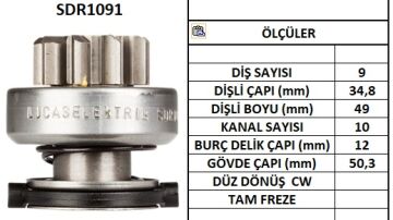 SDR1091  MARS DISLISI-9DIS  LOMBARDINI-TOYOTA  AVENSIS 2.0TD,COROLLA 2.0 1155 233828 1006209656 10111550