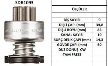 SDR1093  MARS DISLISI-9DIS  FIAT IVECO EUROCA RGO-NEW HOLLANDTRACTOR 1157 10111570 6033AD3120 6033ADO148 FM52901